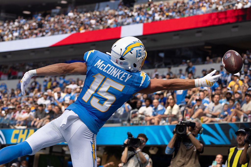 What happened to Ladd McConkey? Live injury updates for Cardinals vs. Chargers on Sunday 9/13/26