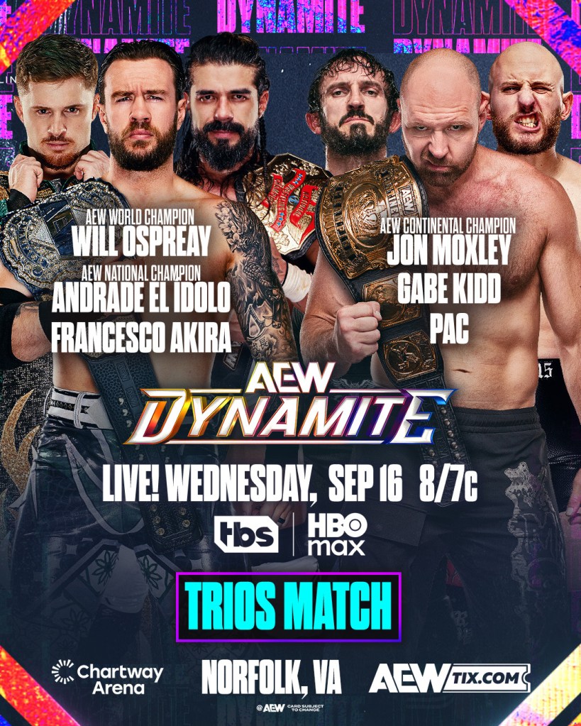 AEW Dynamite Preview & Predictions for September 16, 2026