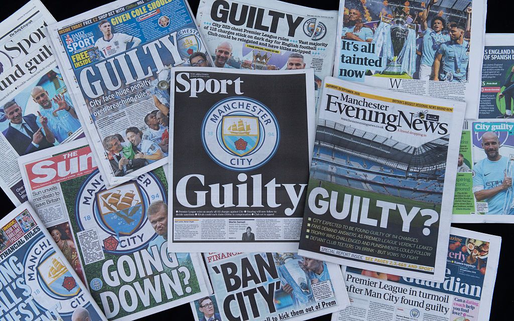 Manchester City Premier League Relegation Odds