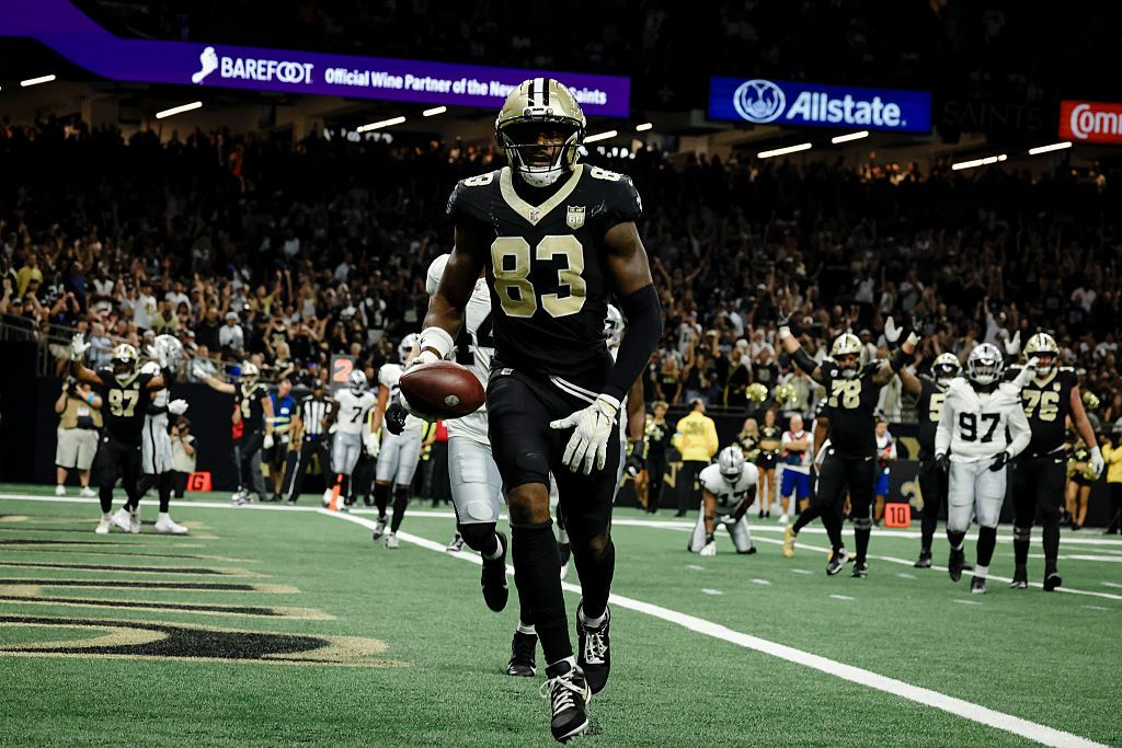 Best Juwan Johnson Prop Bet for Saints vs. Falcons on Monday 10/5/26