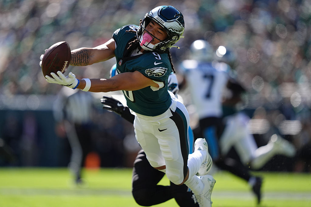 Makai Lemon Longest Reception Pick for Eagles vs. Cowboys