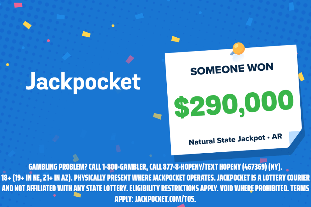 Arkansas Jackpocket Customer Wins State Jackpot