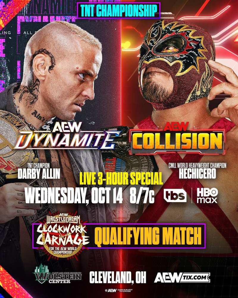 AEW Dynamite & Collision Preview, Match Card & Predictions for October 14, 2026