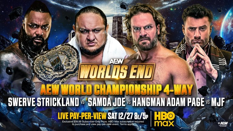 AEW Worlds End Match Card, Start Time & How to Watch