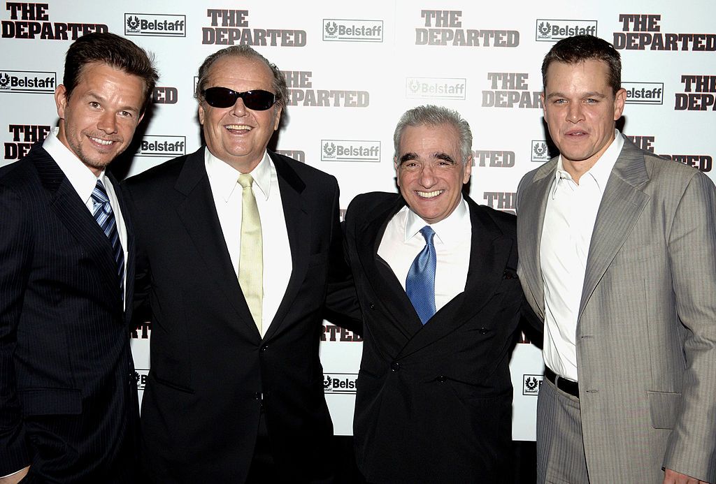 Mark Wahlberg, Jack Nicholson, Martin Scorsese and Matt Damon (Photo by Shawn Ehlers/WireImage for BWR Public Relations)