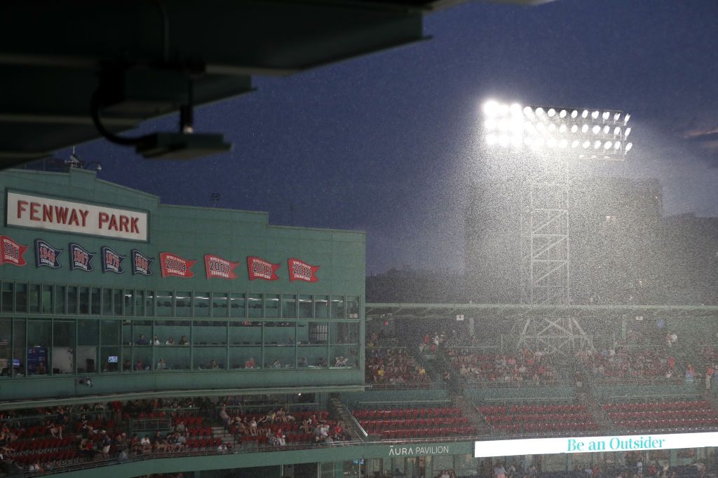 Rays at Red Sox game postponed due to rain Saturday 5/9/26