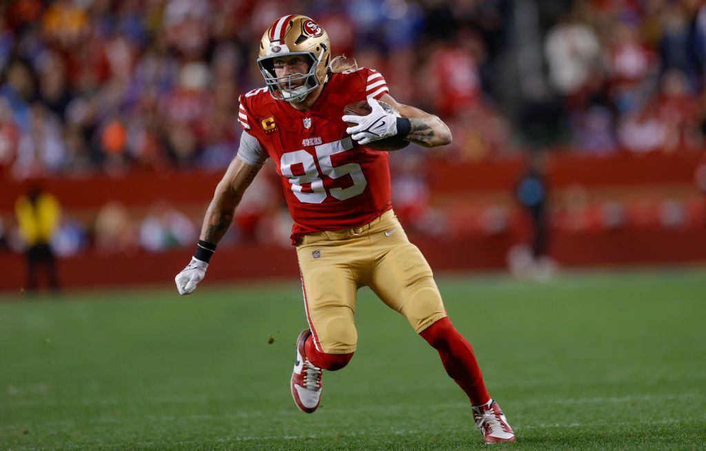 George Kittle best prop bet for 49ers at Eagles on Sunday 1/11/26
