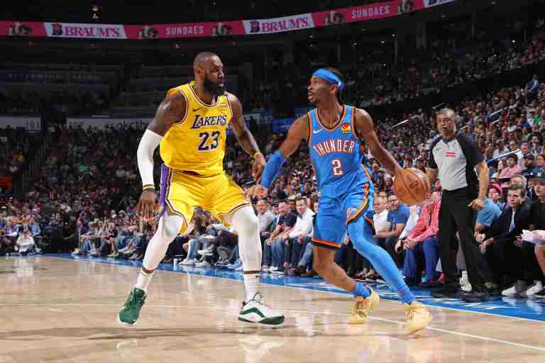 Oklahoma City Thunder at Los Angeles Lakers prediction, pick for Saturday 5/9/26