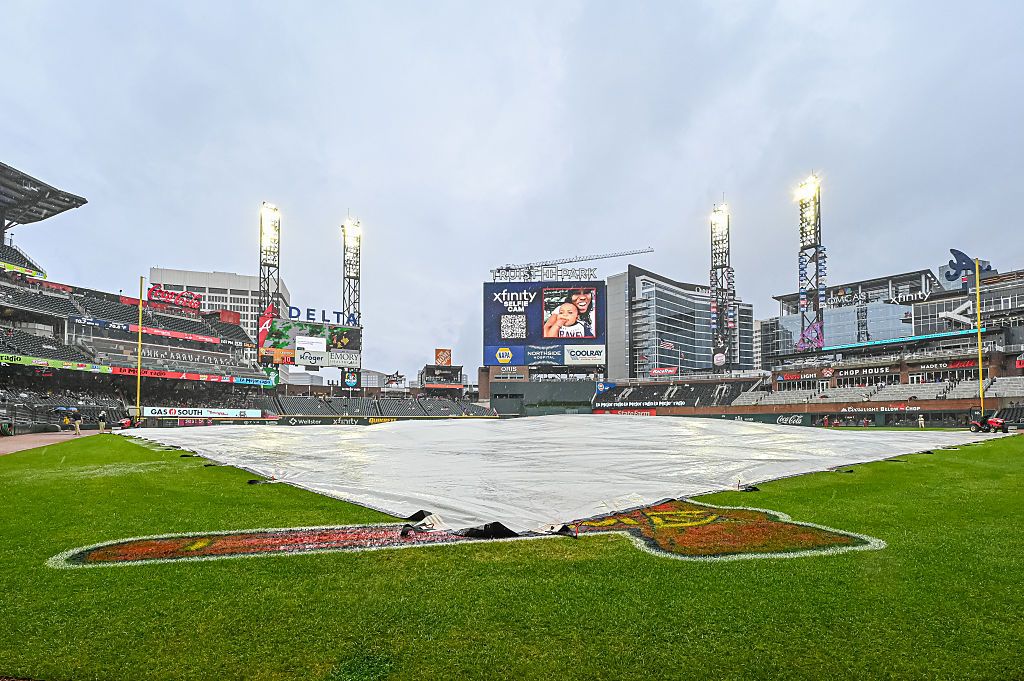 Nationals vs. Braves game delayed due to rain Saturday 5/23/26