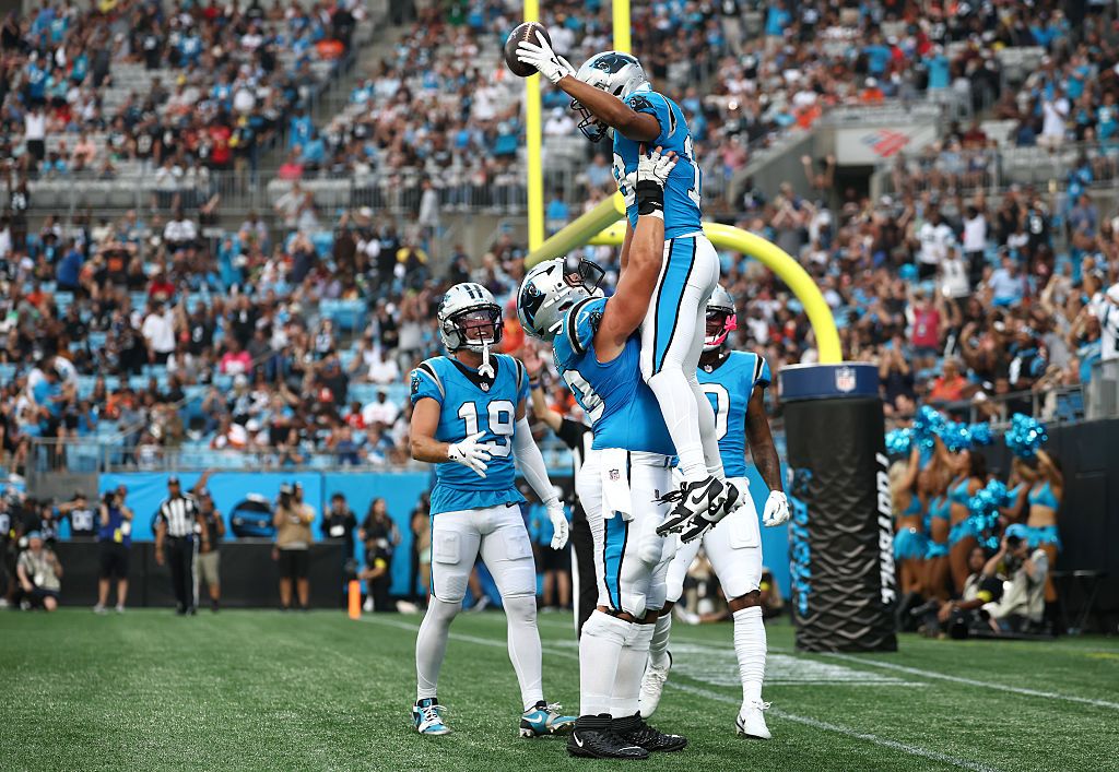 Is Jalen Coker a fantasy sleeper in Week 10 if Tetairoa McMillan is injured?