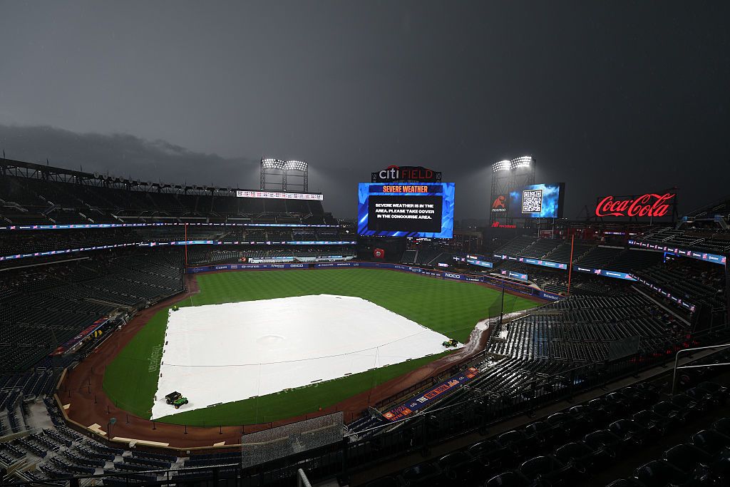 Cubs at Mets game postponed due to rain Monday 6/22/26