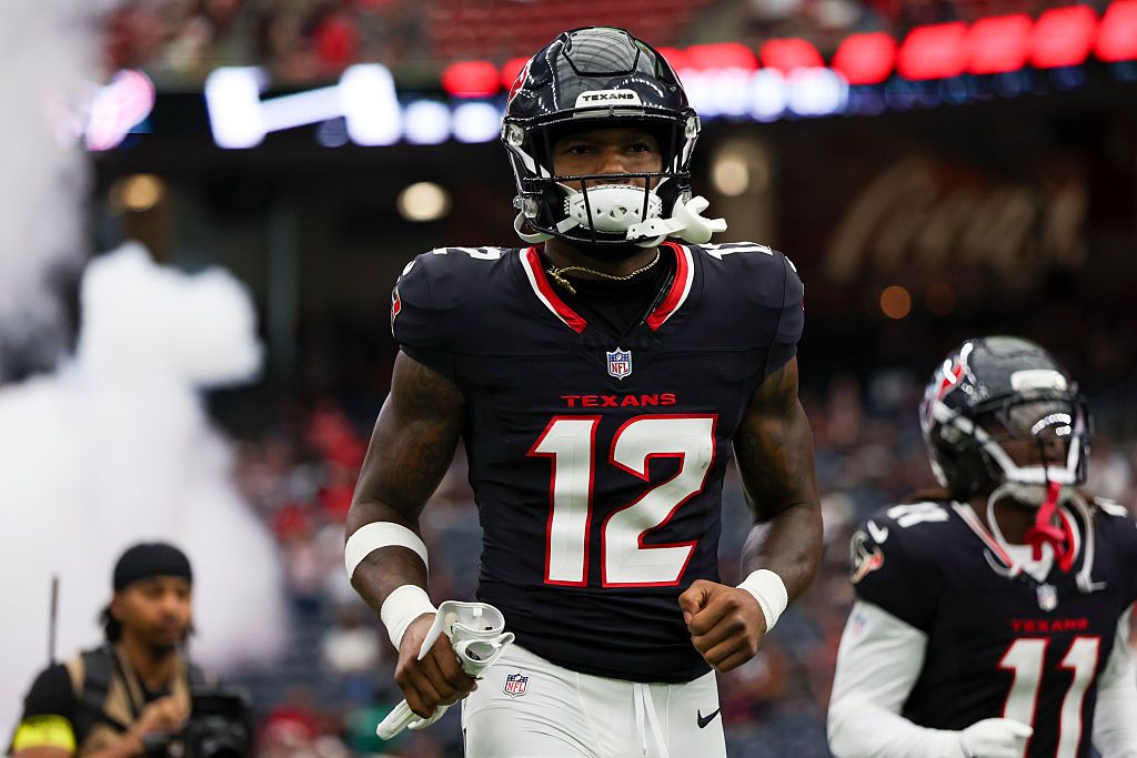 Best Nico Collins prop bets for Texans vs. Chargers on Saturday 12/27/25