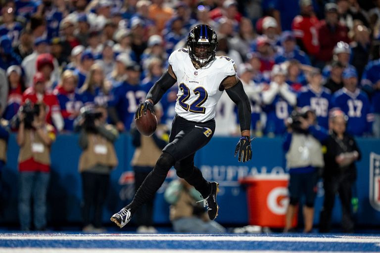 Can Derrick Henry be King of the End Zone for Ravens vs. Lions on Monday 9/22/25?