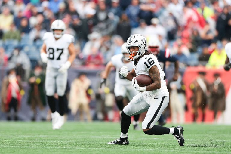 Best Jakobi Meyers prop bets for Raiders vs. Chargers on Monday 9/15/25
