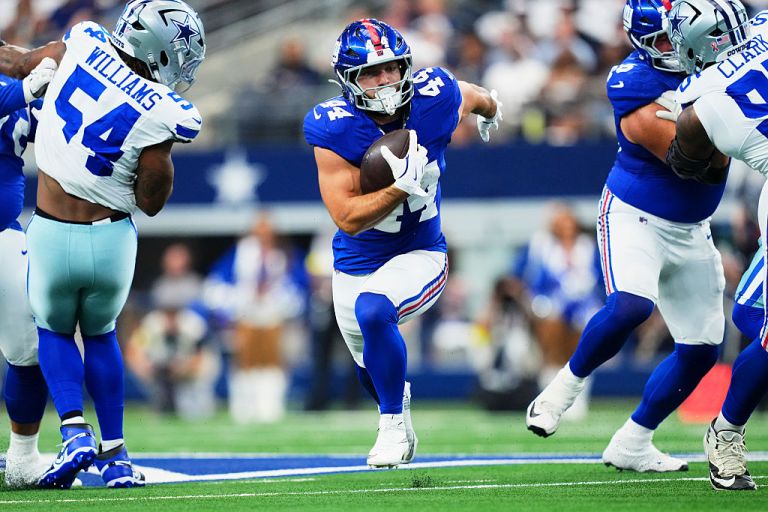 Cam Skattebo best prop bets for Giants vs. Chiefs on Sunday 9/21/25