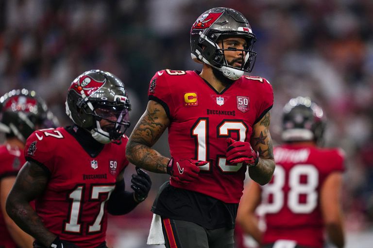 Is Mike Evans the top must-start WR in DFS if Emeka Egbuka is ruled out vs. the Jets?