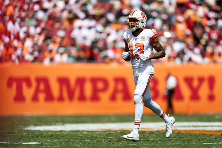 Is Mike Evans playing in Week 7 against the Lions?