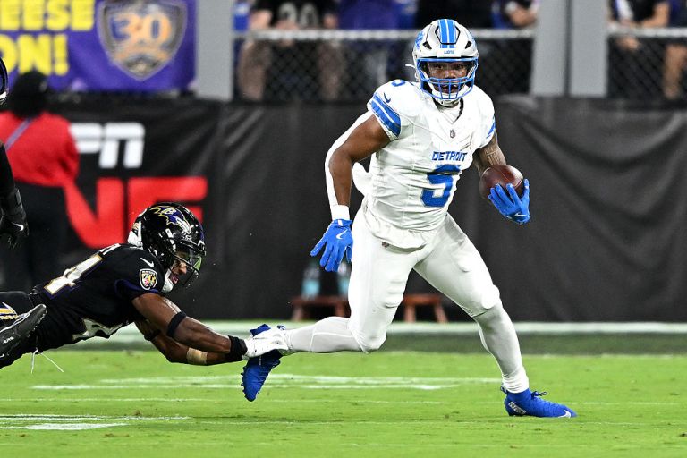 Tracking the leader for DraftKings King of the End Zone: Ravens vs. Lions Monday Night Football