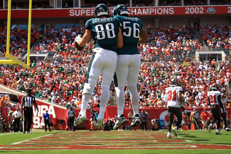 Charissa Thompson’s National Tight End Day Parlay for NFL Week 8 on Sunday 10/26/25