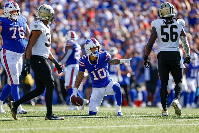 Best Khalil Shakir prop bet for Falcons vs. Bills on NFL Week 6 on Monday 10/13/25