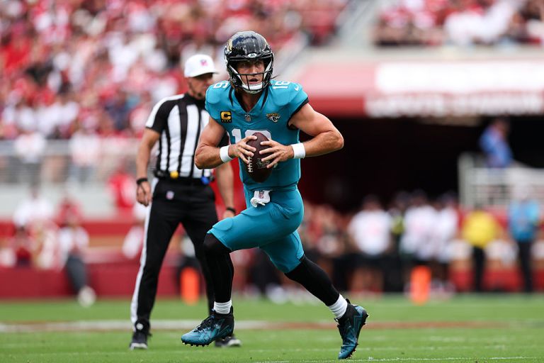 Trevor Lawrence best prop bet for Jaguars at Colts on Sunday 12/28/25
