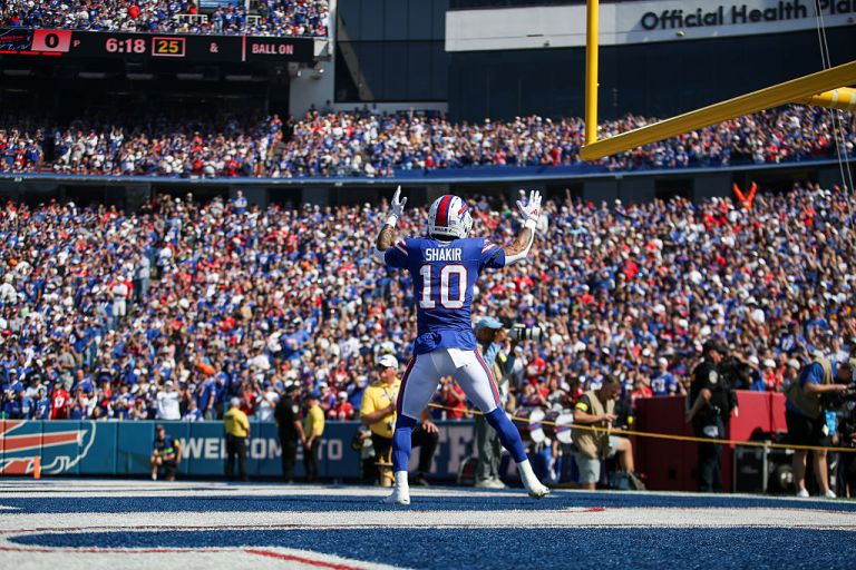 Best Khalil Shakir prop bet for Bills vs. Patriots on NFL Week 5 on Sunday 10/5/25