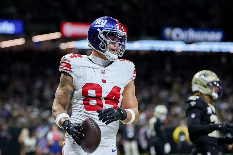Is Theo Johnson a must-start on TNF if Darius Slayton sits?