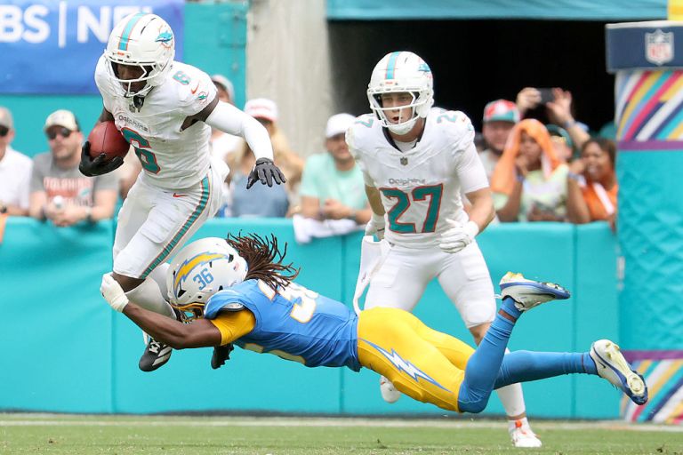 Malik Washington Best Prop Bets for Dolphins vs. Ravens on Thursday 10/30/25