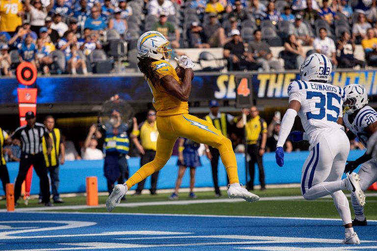 Best Quentin Johnston prop bet for Chargers vs. Vikings NFL Week 8 on Thursday 10/23/25