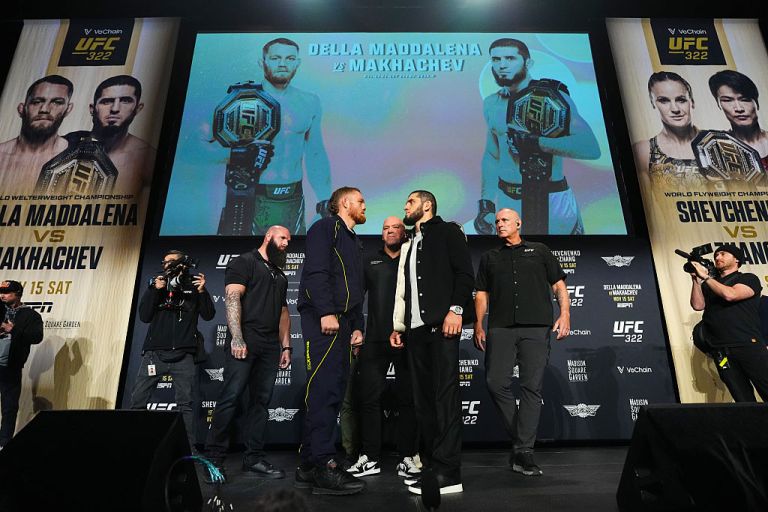 How the public is betting Jack Della Maddalena vs. Islam Makhachev at UFC 322