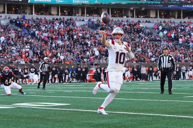 Best Drake Maye prop bet for Patriots vs. Giants NFL Week 14 on Monday 12/1/25