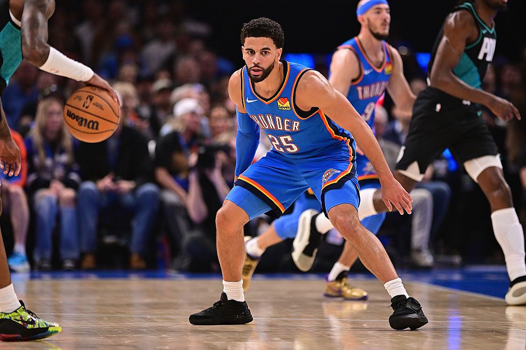 What happened to Ajay Mitchell? Live injury updates for Thunder vs. Suns on 11/28/25