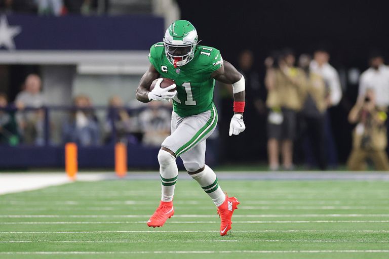 A.J. Brown best prop bet for Eagles at Chargers on Monday 12/8/25