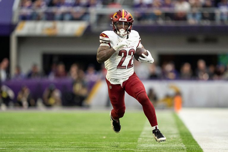 Best Jacory Croskey-Merritt Prop Bets for Commanders vs. Eagles on Saturday 12/20/25