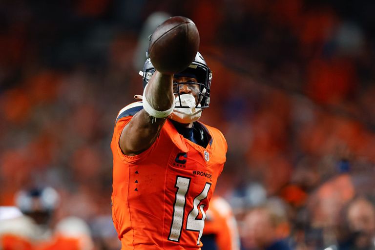Best Courtland Sutton prop bet for Bills vs. Broncos on Divisional Round Saturday 1/17/26