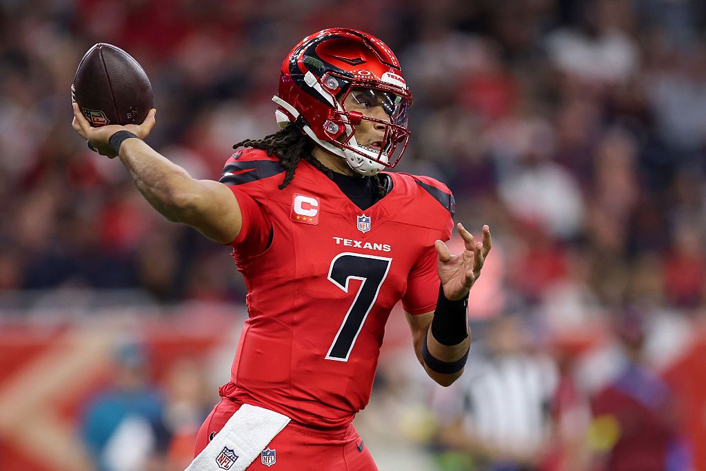 C.J. Stroud best prop bet for Texans at Steelers on Monday 1/12/26