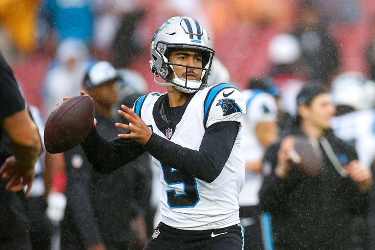 Best Bryce Young prop bet for Panthers vs. Rams on Wild Card Saturday 1/10/26