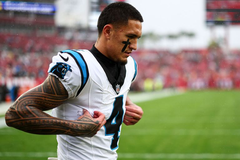 Best Tetairoa McMillan prop bet for Panthers vs. Rams on Wild Card Saturday 1/10/26