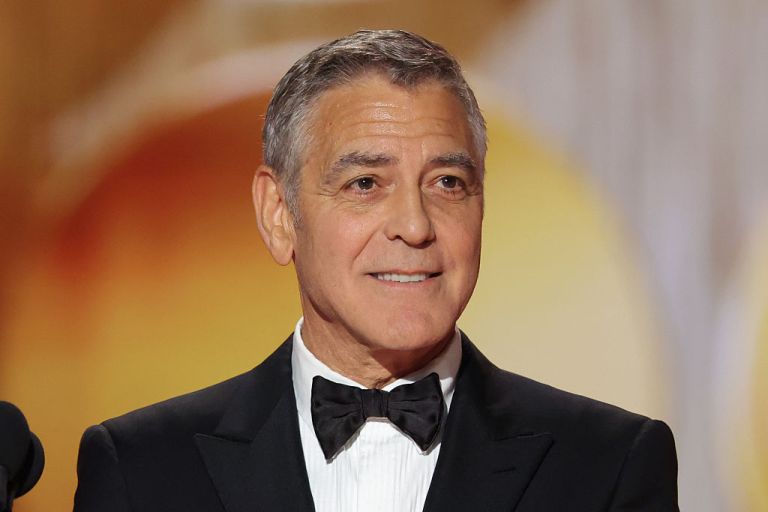 George Clooney looks dashing in his Super Bowl debut, gashes Grubhub fees in big game ad “The Feest”