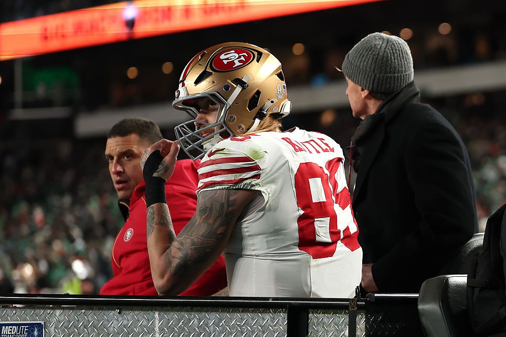 Will George Kittle bets be refunded after injury during 49ers vs. Eagles on Sunday 1/11/26?
