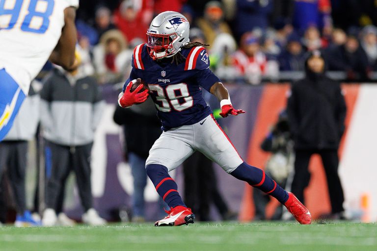 Best Rhamondre Stevenson prop bet for Patriots vs. Texans in the Divisional Round on Sunday 1/18/26