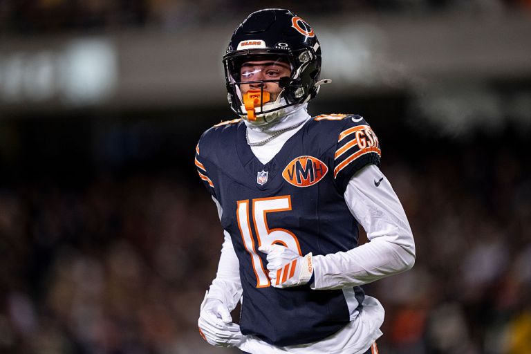 Rome Odunze Best Prop Bet for Bears vs. Rams on Sunday 1/18/26
