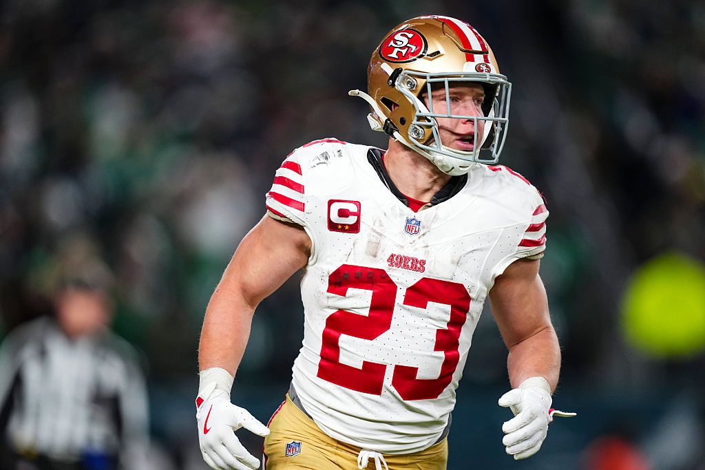 Christian McCaffrey Receiving Yards Pick for 49ers vs. Rams