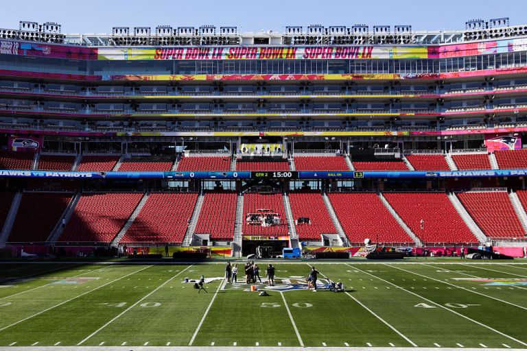 How can I listen to Super Bowl 60 on the radio?