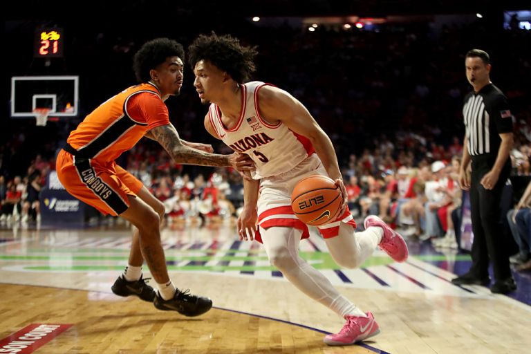 Arizona Wildcats vs. Kansas Jayhawks NCAAM prediction, pick for Monday 2/9/26