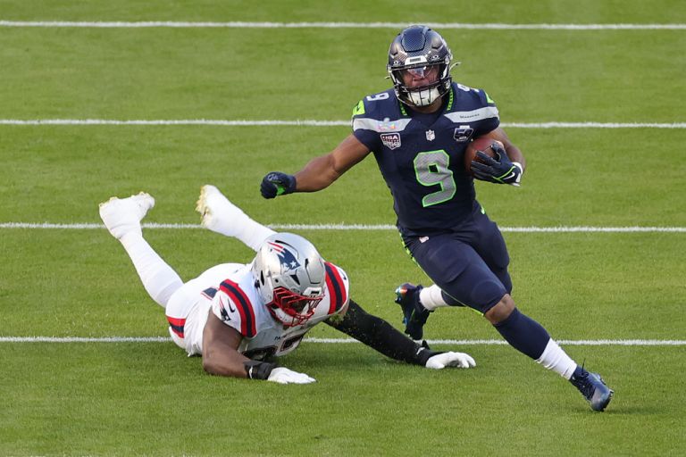 Super Bowl 60 novelty prop results: Kenneth Walker III is fastest ball carrier 