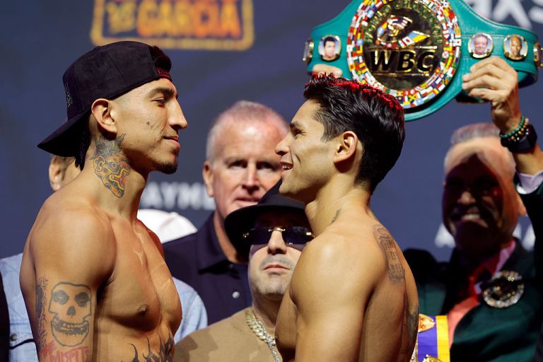 Mario Barrios vs. Ryan Garcia results, live round-by-round scorecards, updates, winner