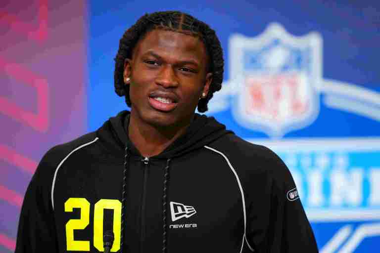 Who ran the fastest 40-yard dash at Day 1 of the NFL Combine?