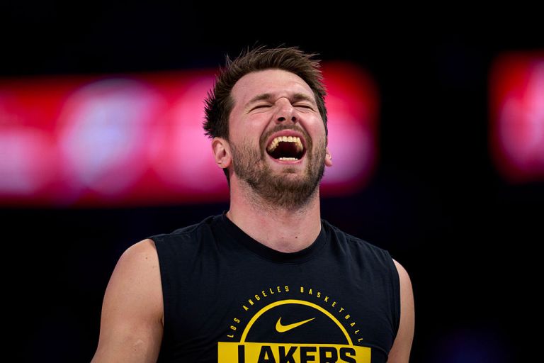 How has Luka Doncic’s injury impacted the Lakers’ NBA championship odds?