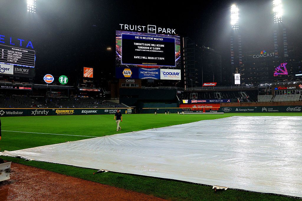 Giants vs. Braves game postponed due to rain Thursday 6/18/26